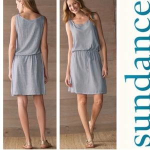 Sundance Grey Venus Tank Dress Linen Blend Medium